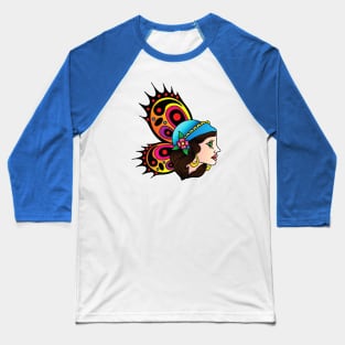Gypsy Butterfly Baseball T-Shirt